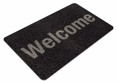 Tapete Welcome Gris